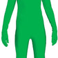 Disappearing Man Stretch Costume Jumpsuit Teen: Green One Size Fits Most