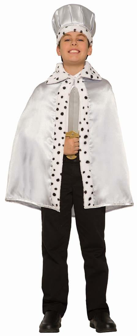 King Crown Child Costume Hat, Silver