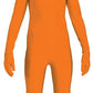 Disappearing Man Stretch Costume Jumpsuit Teen: Orange One Size Fits Most