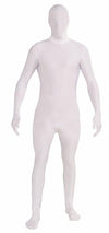 Disappearing Man Stretch Costume Jumpsuit Teen: White One Size Fits Most