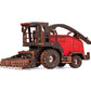 Red Forage Harvester FS80 Pro — Mechanical Wooden Model, 181 Pieces