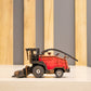 Red Forage Harvester FS80 Pro — Mechanical Wooden Model, 181 Pieces