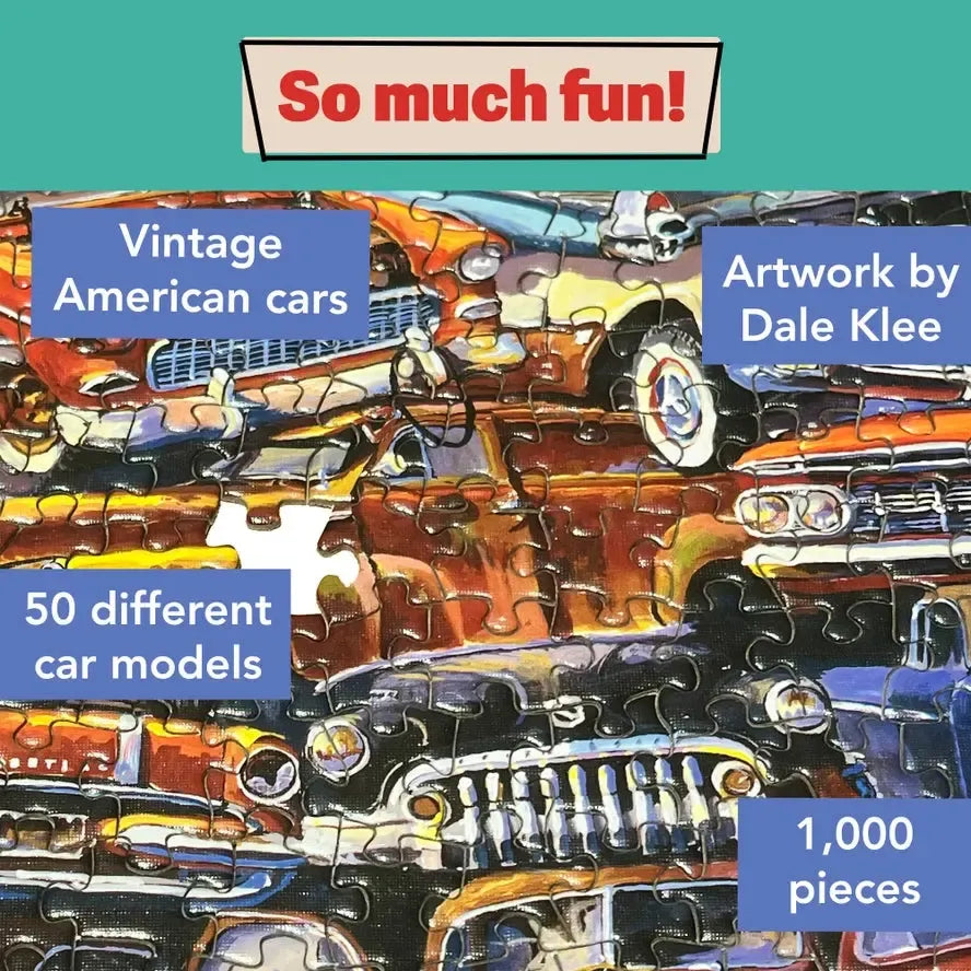 Fabulous 50s Junkpile 1000 Piece Jigsaw Puzzle TDC