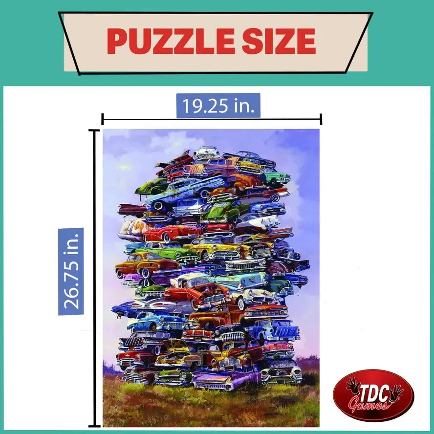 Fabulous 50s Junkpile 1000 Piece Jigsaw Puzzle TDC