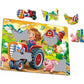 Farm Kid with Tractor 15 Piece Tray Jigsaw Puzzle Larsen