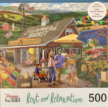 Farmer's Breakfast Rest & Relax 500 Piece Jigsaw Puzzle Leap Year