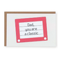 Classic Dad Greeting Card