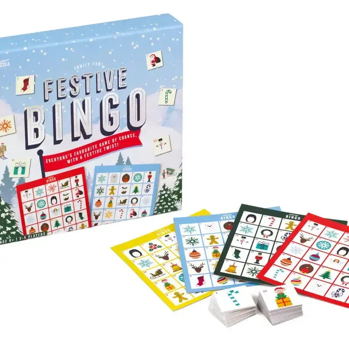 Festive Bingo - Classic Game with a Twist - Professor Puzzle