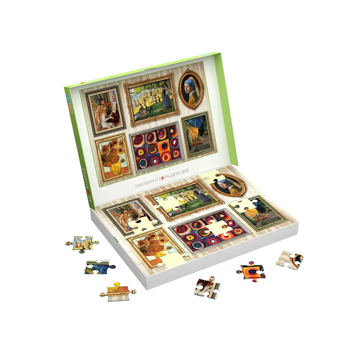 Fine Art Gallery Wall 48 Connecting Pieces Jigsaw Puzzle Eurographics