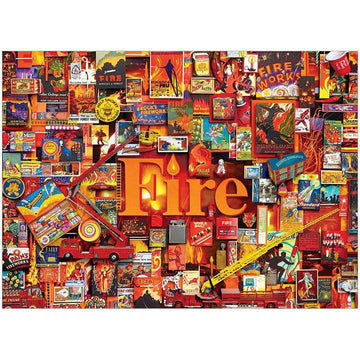Fire 1000 Piece Jigsaw Puzzle Cobble Hill