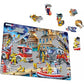 Firefighters in Action 45 Piece Tray Jigsaw Puzzle Larsen