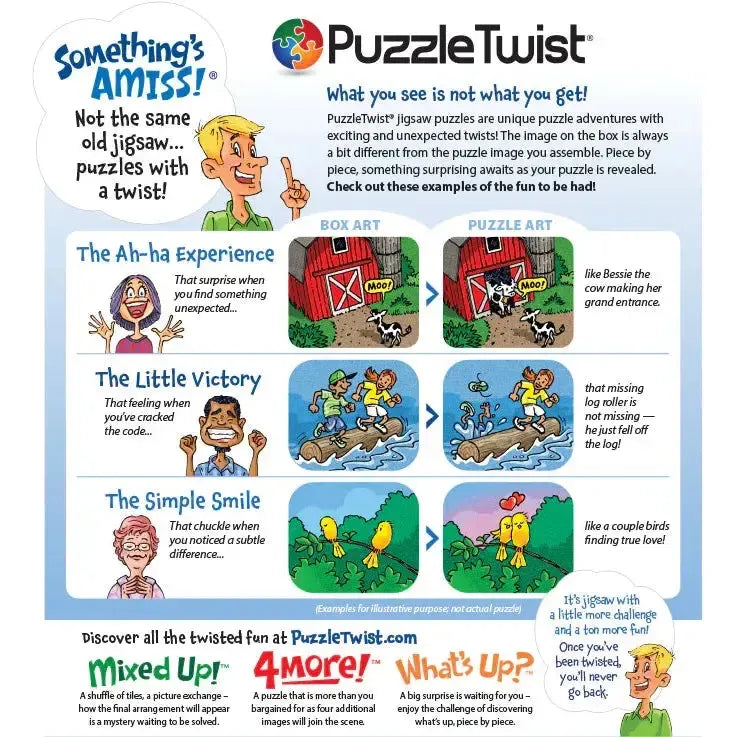 Fish Out of Water "Something's Amiss" 500 Piece Jigsaw Puzzle PuzzleTwist