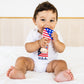 Grasp & Giggle Flag Rattle | Made in the USA 🇺🇸