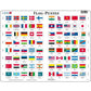 Flags of the World 80 Piece Tray Jigsaw Puzzle Larsen