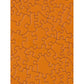 Flat Orange 81 Piece Round Jigsaw Puzzle Le Puzz