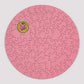 Flat Pink Grapefruit 81 Piece Round Jigsaw Puzzle Le Puzz