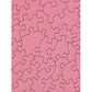 Flat Pink Grapefruit 81 Piece Round Jigsaw Puzzle Le Puzz