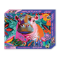 Floral Hippo Pop 500 Piece Jigsaw Puzzle Springbok