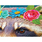 Floral Raccoon 1000 Piece Jigsaw Puzzle Enjoy