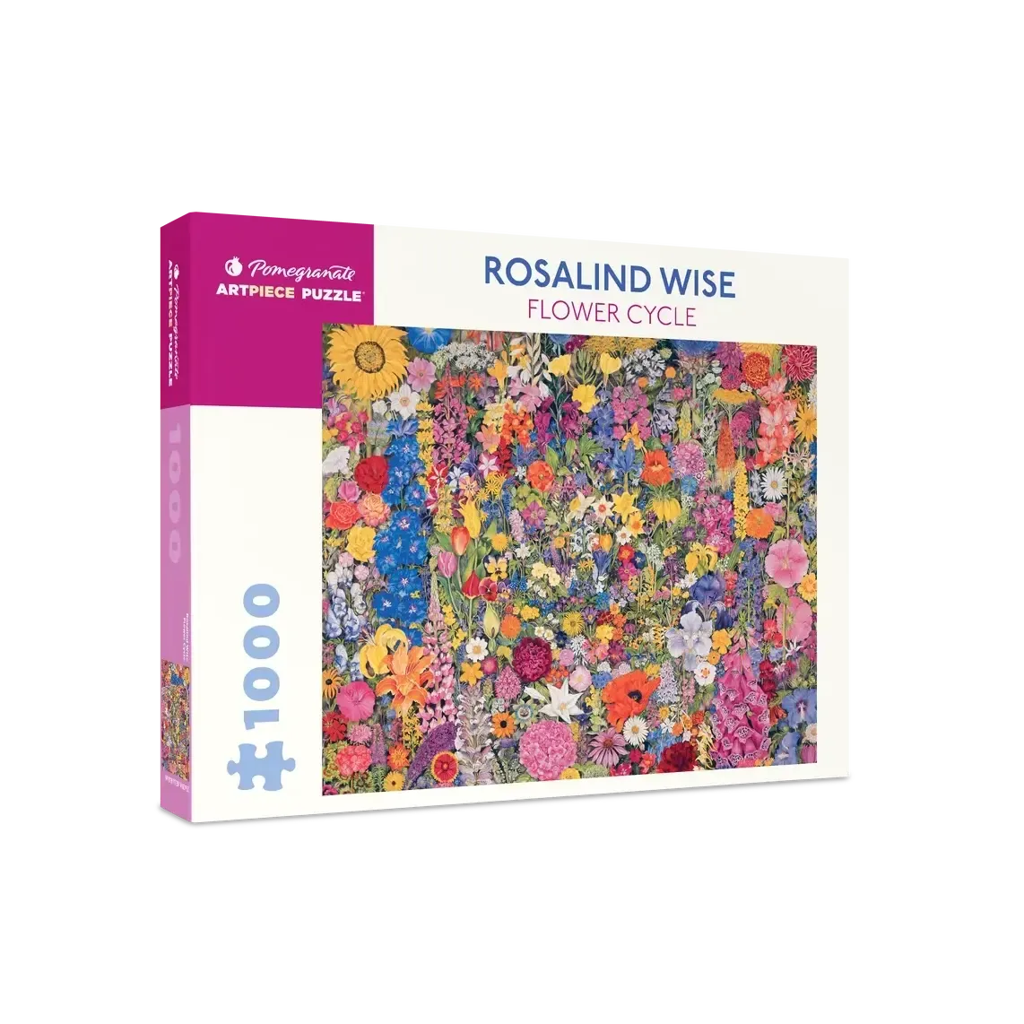 Flower Cycle by Rosalind Wise 1000 Piece Jigsaw Puzzle Pomegranate