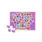 Flower Doodles 80 Piece Mini Jigsaw Puzzle Micro Puzzles