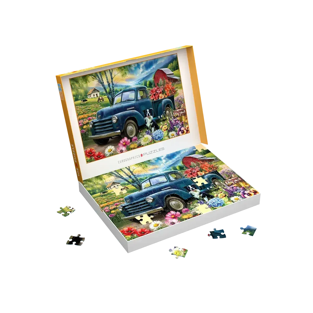 Flower Farm 104 Connecting Pieces Jigsaw Puzzle Eurographics
