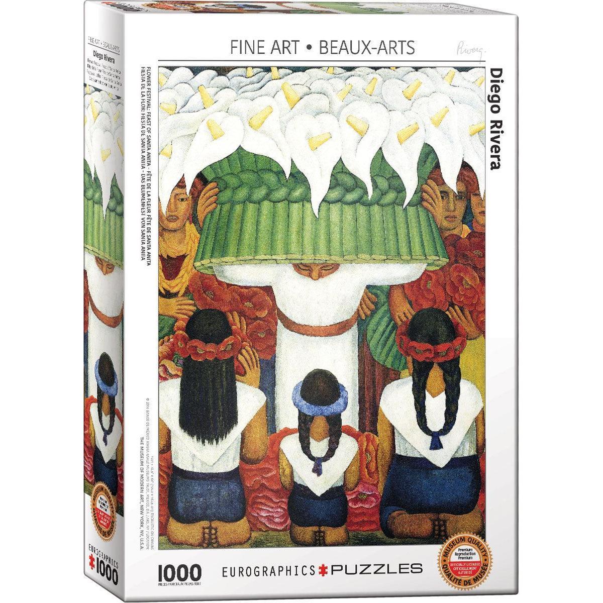 Flower Festival Feast of Santa Anita 1000 Piece Jigsaw Puzzle Eurographics