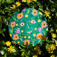 Flower Friend 81 Piece Round Jigsaw Puzzle Le Puzz