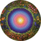 Flower Mandala by Justin Lovato 500 Piece Round Jigsaw Puzzle Pomegranate