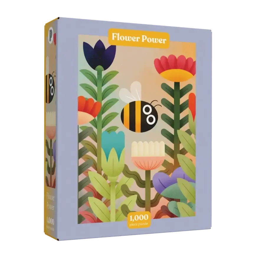 Flower Power 1000 Piece Jigsaw Puzzle Puzzledly