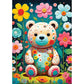 Flower Teddy 1000 Piece Jigsaw Puzzle Enjoy