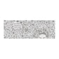 Flowers In Your Hair Color-In 1000 Piece Panoramic Jigsaw Puzzle Galison