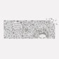 Flowers In Your Hair Color-In 1000 Piece Panoramic Jigsaw Puzzle Galison