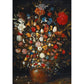 Flowers in a Wooden Vessel 1000 Piece Jigsaw Puzzle Piatnik