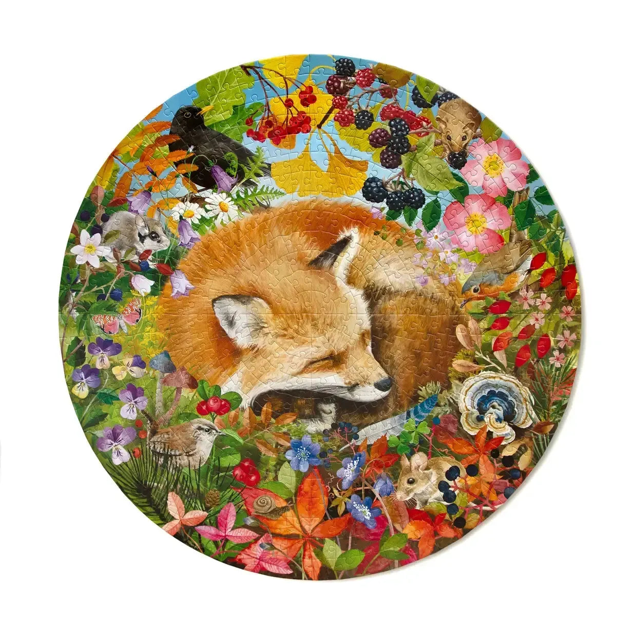 Forest Dream 500 Piece Round Jigsaw Puzzle eeBoo