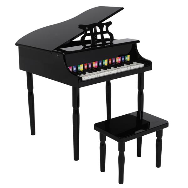 Four Feet Mechanical Wooden 30 Key Piano for Kids