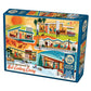 Four Seasons of Mid-Century Living 500 Piece Jigsaw Puzzle Cobble Hill