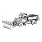 Freightliner 114SD Snow Plow 3D Steel Model Kit Metal Earth