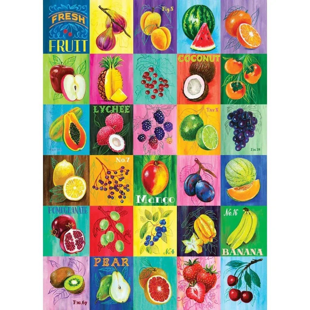 Fresh Fruit "Mixed Up" 1000 Piece Jigsaw Puzzle PuzzleTwist
