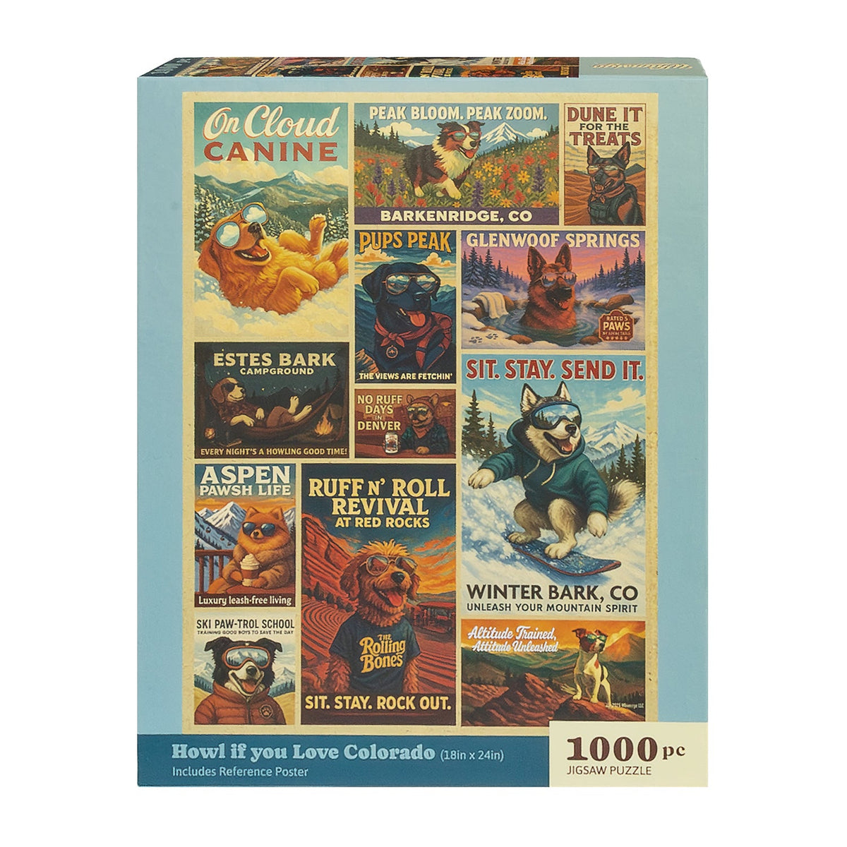 Howl If You Love Colorado Jigsaw Puzzle
