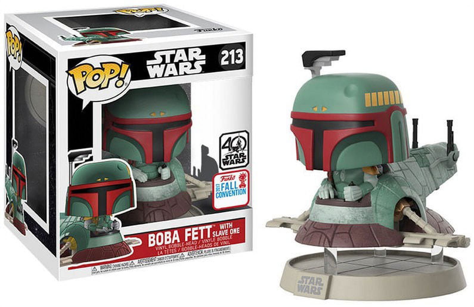 Funko Pop! Star Wars Boba Fett With Slave One Vinyl Bobble Head