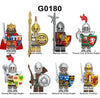 Medieval Custom Minifig Set of 8 – Lionheart, Hoplite, and Knights