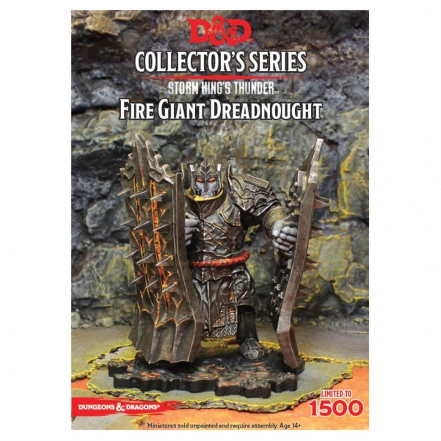 Gale Force Nine D&D Storm King's Thunder Fire Giant Dreadnought, Multicolor, Resin Model GF971057