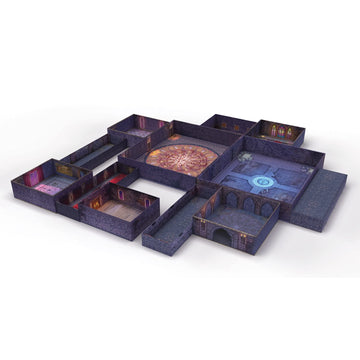 Gale Force Nine Tenfold Dungeon: The Castle - Modular Roleplaying Terrain Set & 5E Rpg Adventure, Multicolor (Gf9Tfd01)