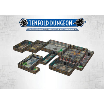 Gale Force Nine Tenfold Dungeon: Daedalus Station Board Game, Cardboard, Green, Model GF9TFD09