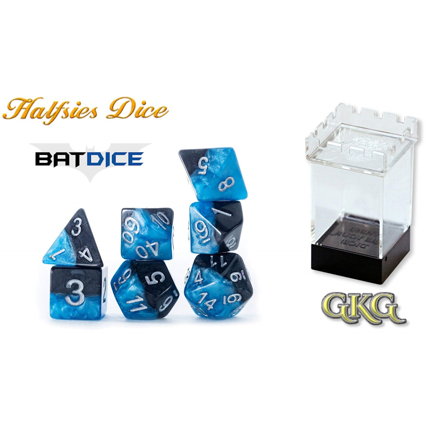 Gate Keeper Games Halfsies Dice: Bat Dice