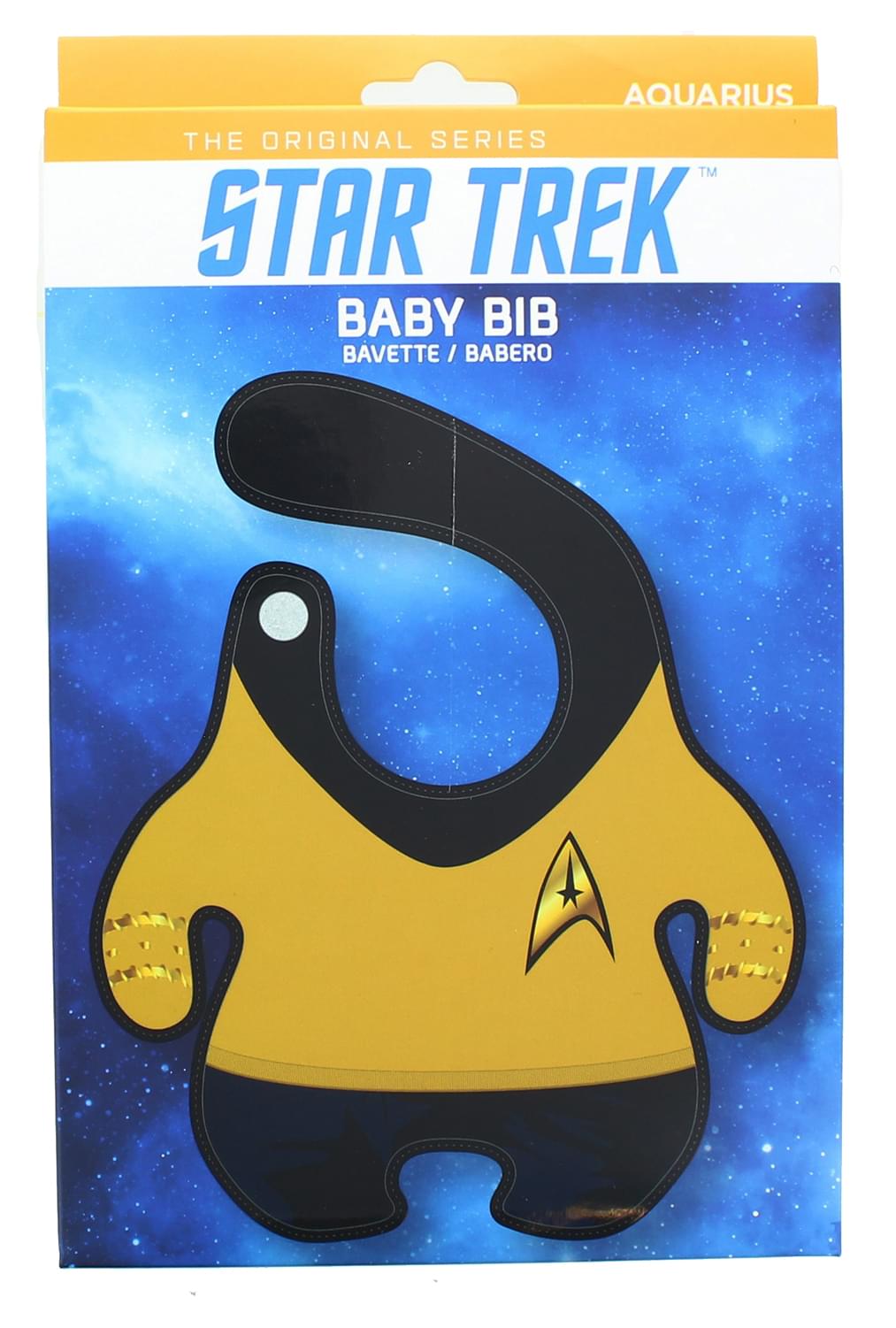 AQUARIUS GAMAGO Star Trek Command Bib - One-Size, Plastic, Series Command, Model SP1019