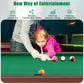 48 Inch Pool Wooden Game Table with Full Set of Ballsfor Kids and Adults