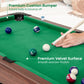 48 Inch Pool Wooden Game Table with Full Set of Ballsfor Kids and Adults