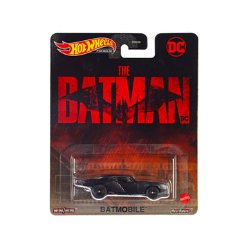 Batmobile Matt Black ''The Batman'' (2022) Movie ''DC Comics'' Diecast Model Car by Hot Wheels